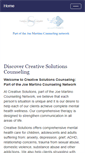 Mobile Screenshot of creativesolutionscounselinggr.com